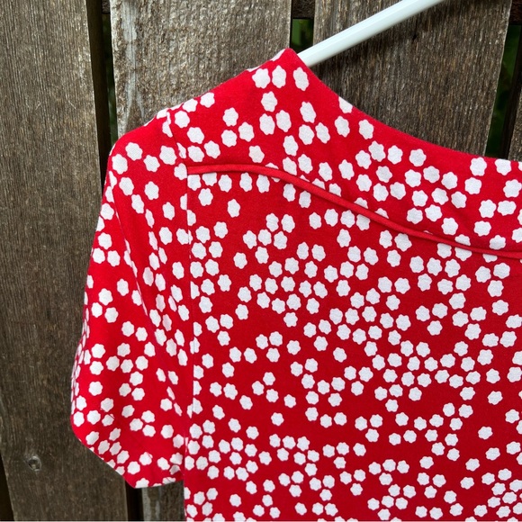 Boden Red & White Portia Blossom Dress Sz 8 Regular - Picture 7 of 15